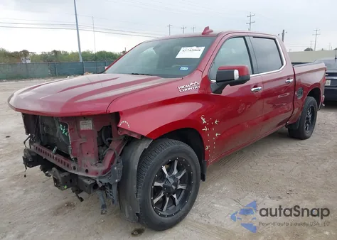 2019 Chevrolet Silverado 1500 High Country из США, поврежденный, VIN 1GCUYHED2KZ144698